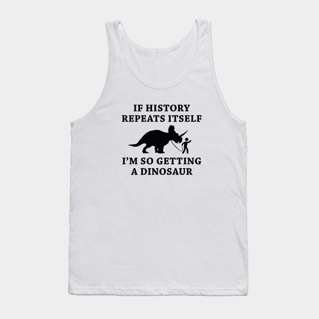 History Repeats Tank Top by VectorPlanet